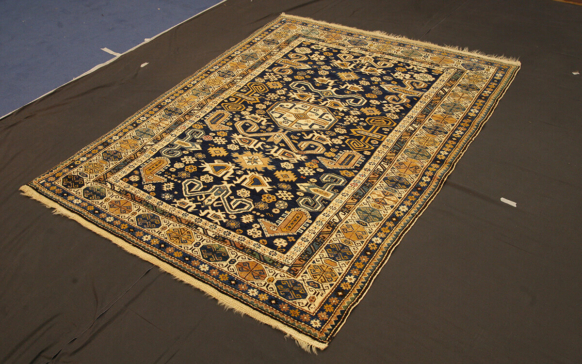 Antique Caucasian Perpedil Rug n°:84798628